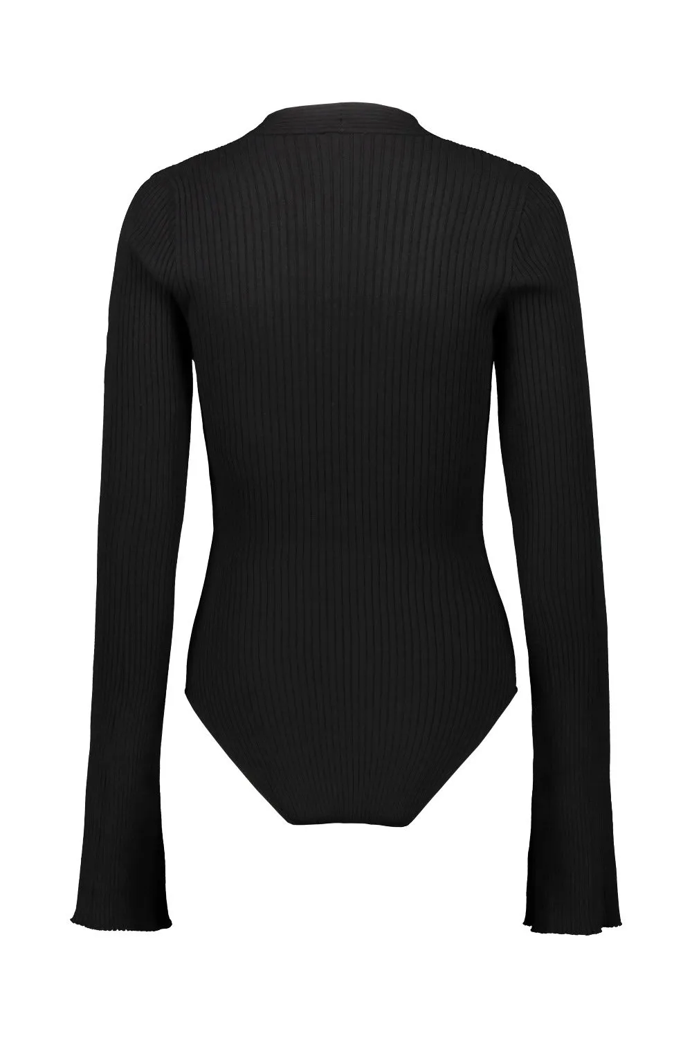 V-Neck Ribbed Bodysuit