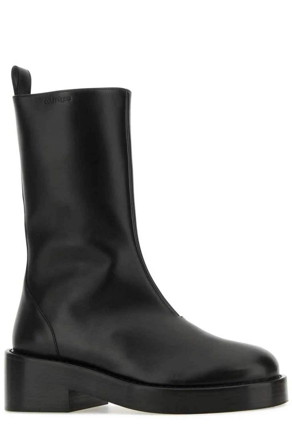 Round-Toe Ankle Boots