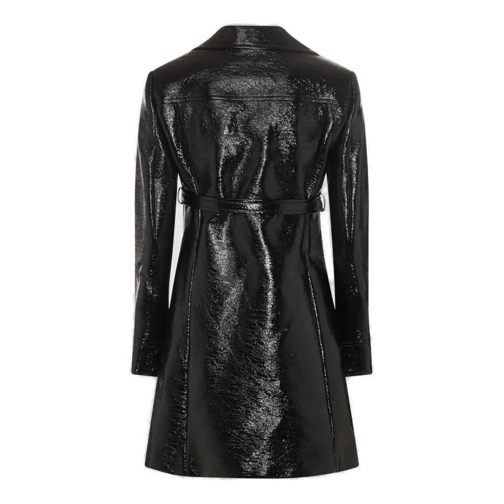 Belted Short Heritage Vinyl Coat