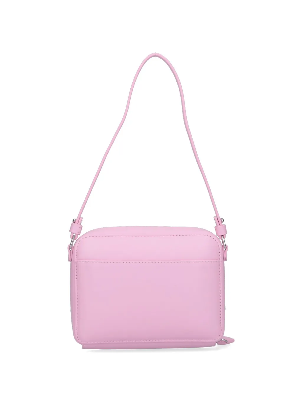 Cloud Logo Plaque Zip-Up Shoulder Bag