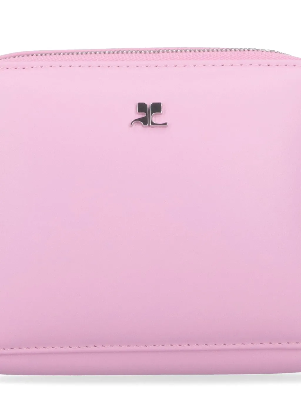 Cloud Logo Plaque Zip-Up Shoulder Bag