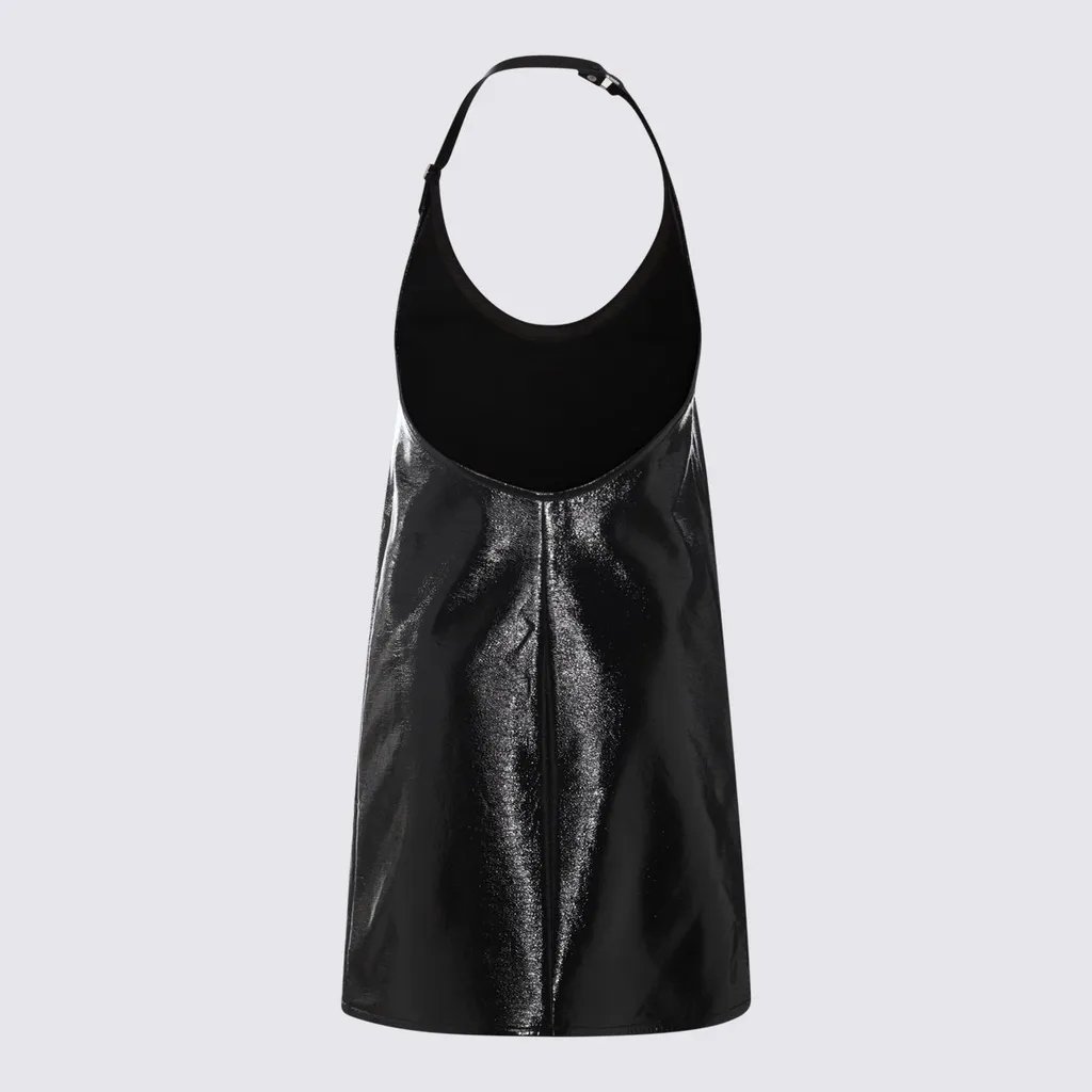 Buckle Babydoll Mini Dress