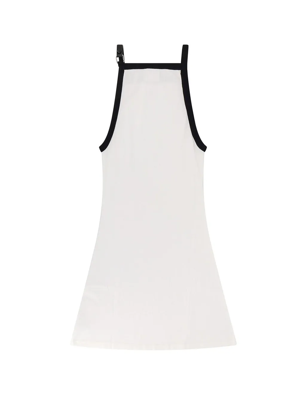 Buckle Detailed Halter-Neck Dress