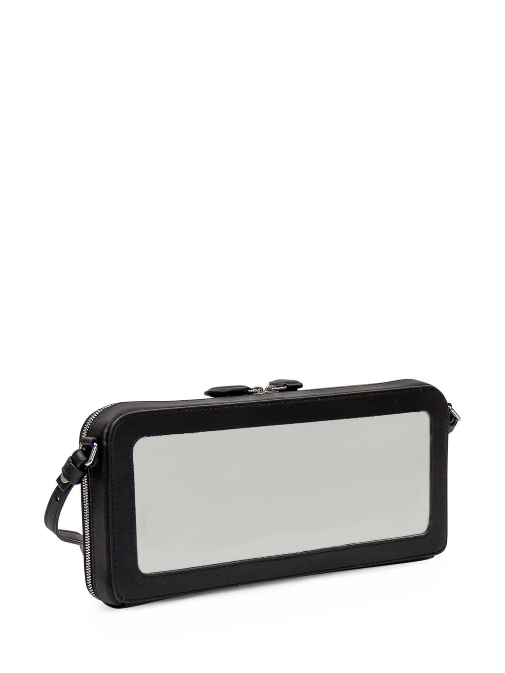 Cloud Logo Plaque Zipped Shoulder Bag