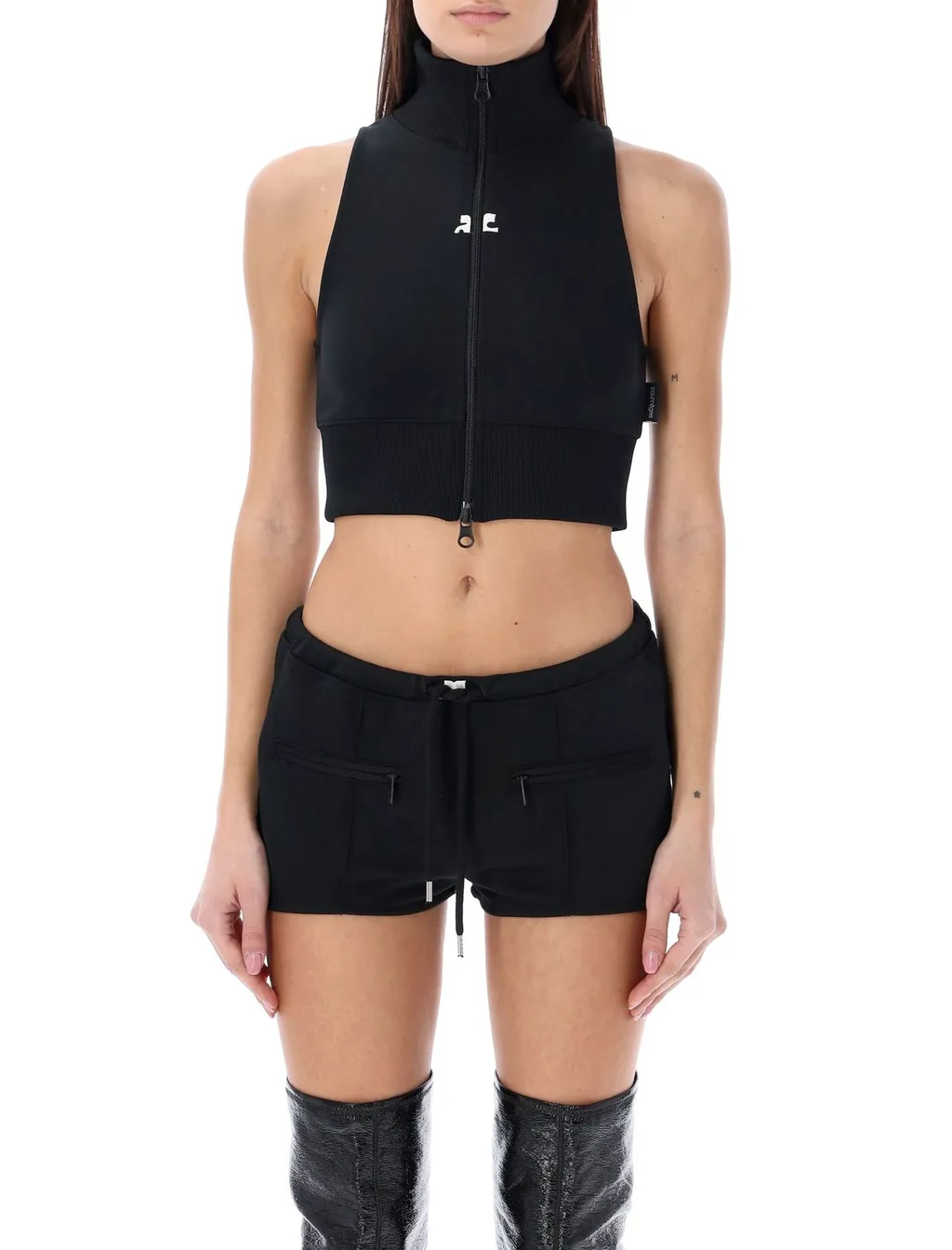 Interlock Tracksuit Cropped Vest