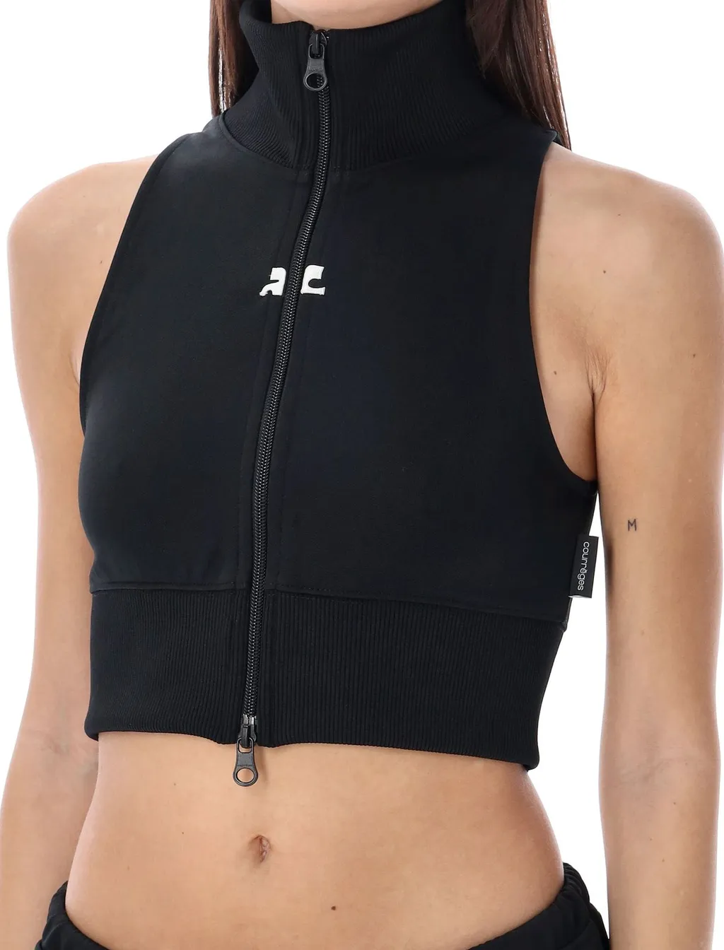 Interlock Tracksuit Cropped Vest