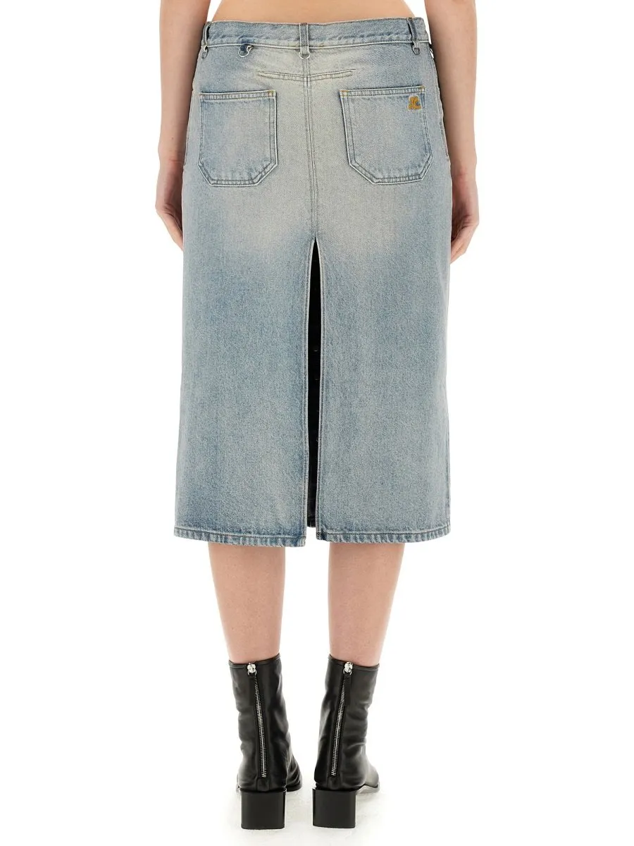 Multiflex Denim Skirt