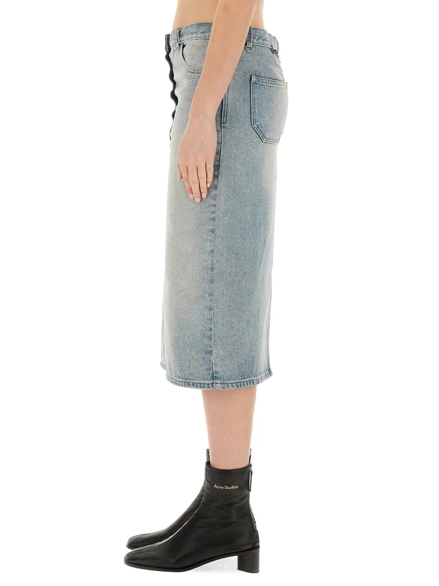 Multiflex Denim Skirt