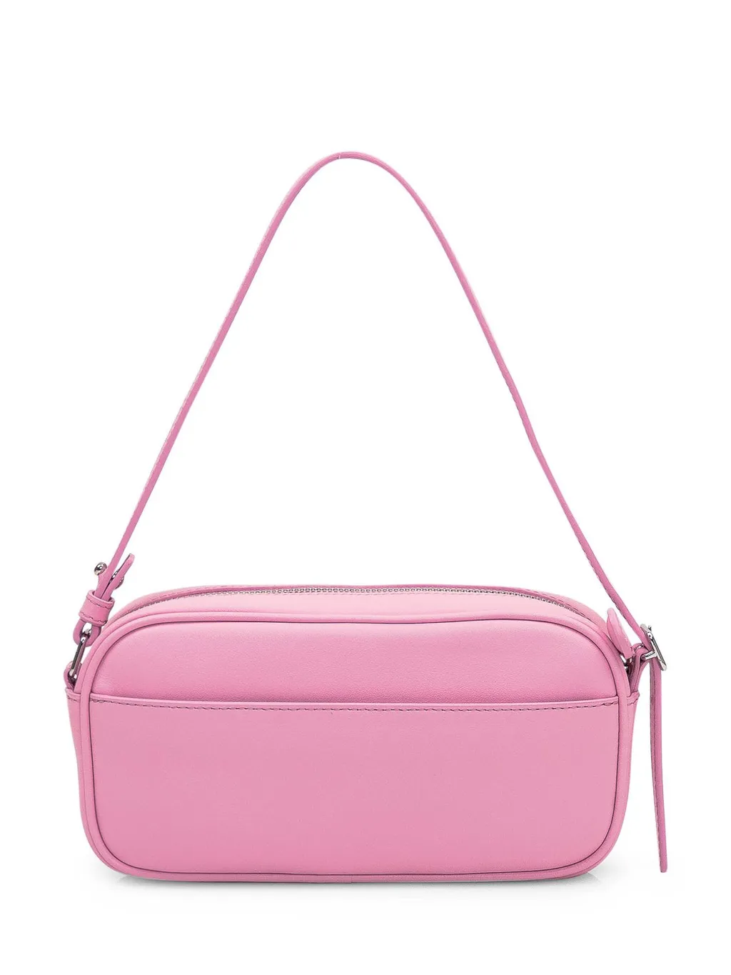 Logo Patch Zip-Up Shoulder Bag