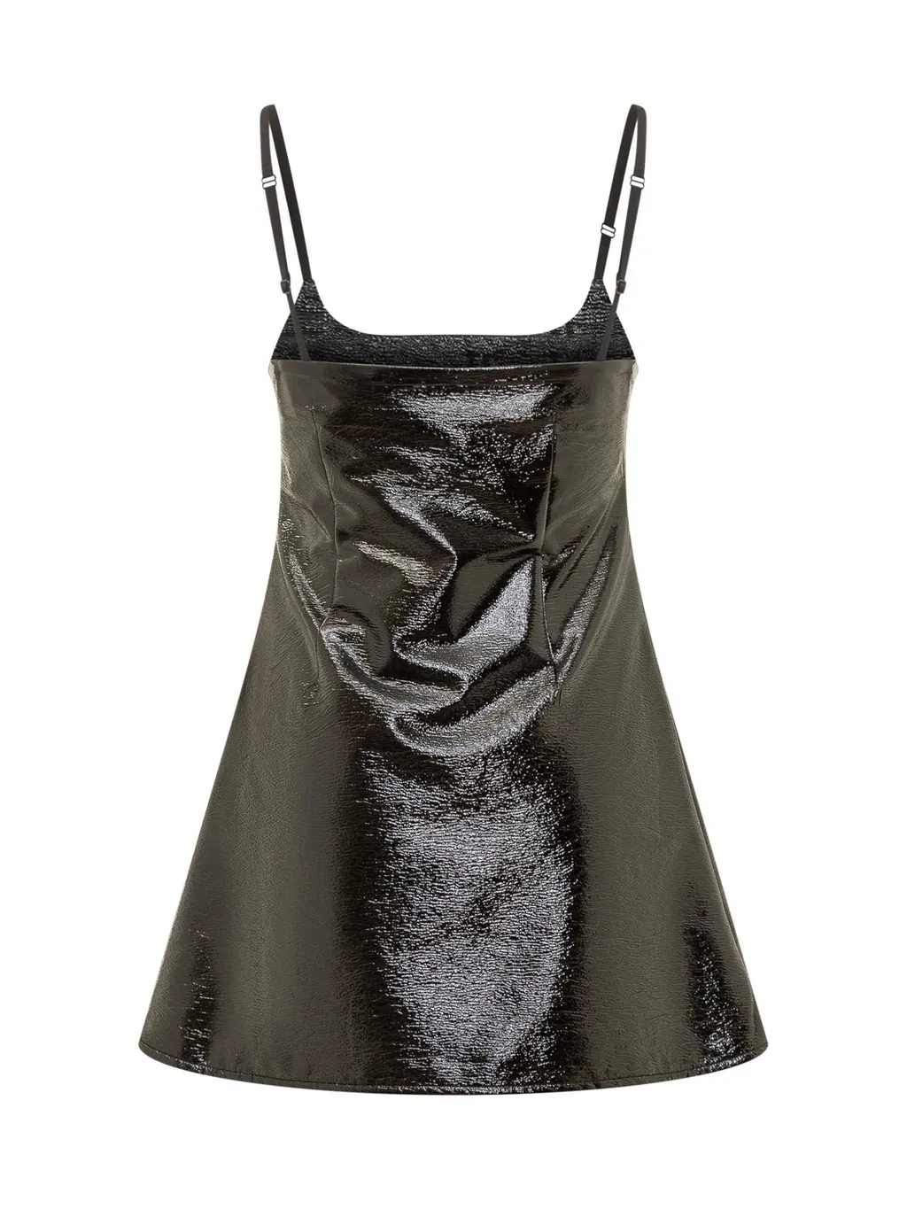 Resistance Vinyl Mini Slip Dress