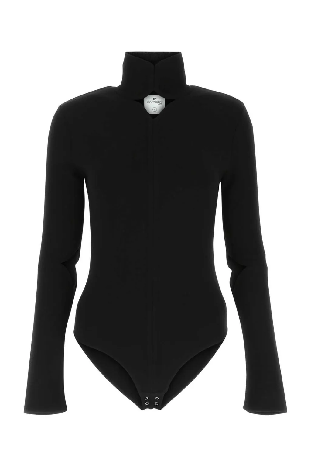 Cut-Out Long-Sleeved Bodysuit