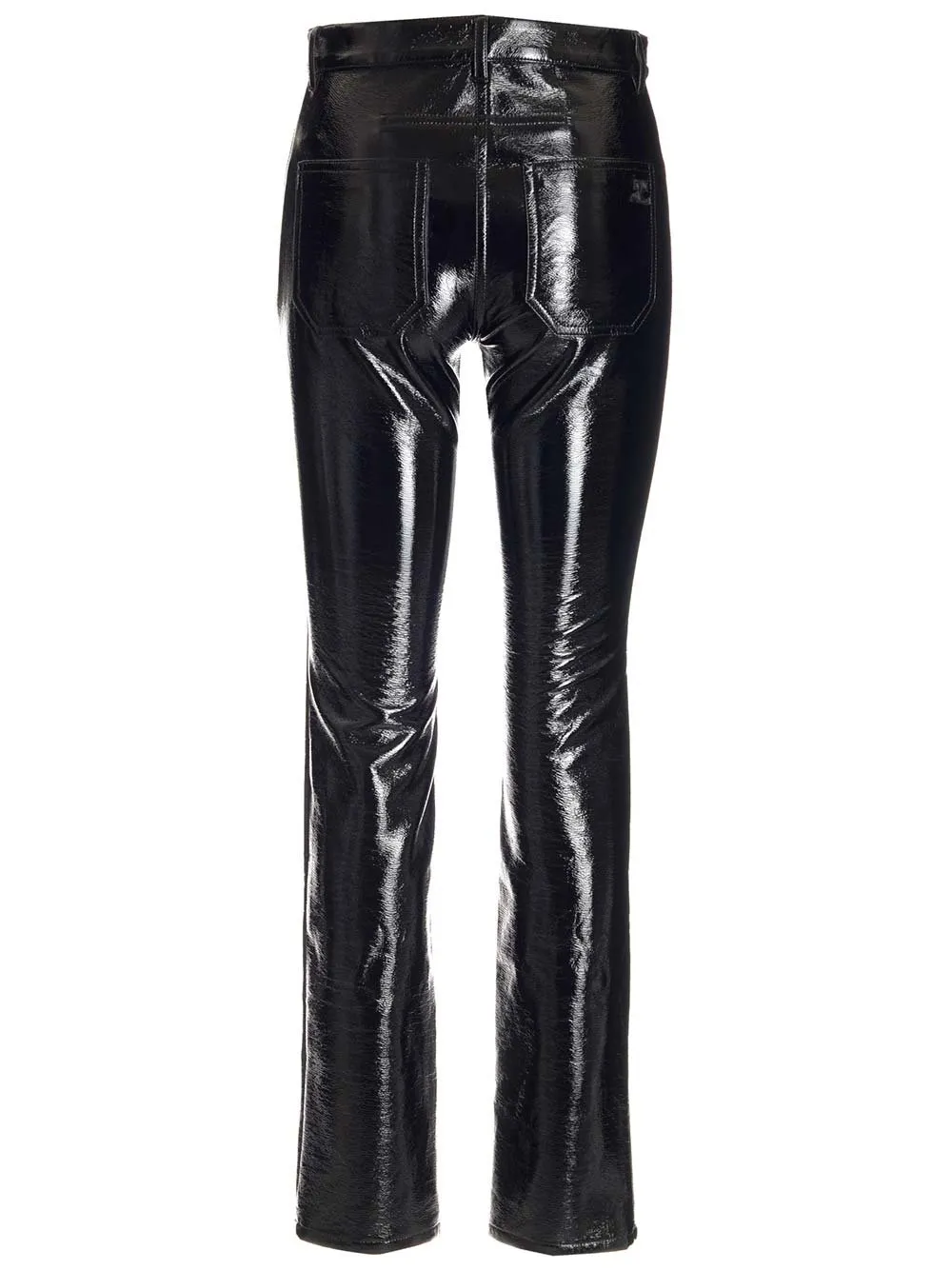 Straight-Leg Slim-Cut Pants