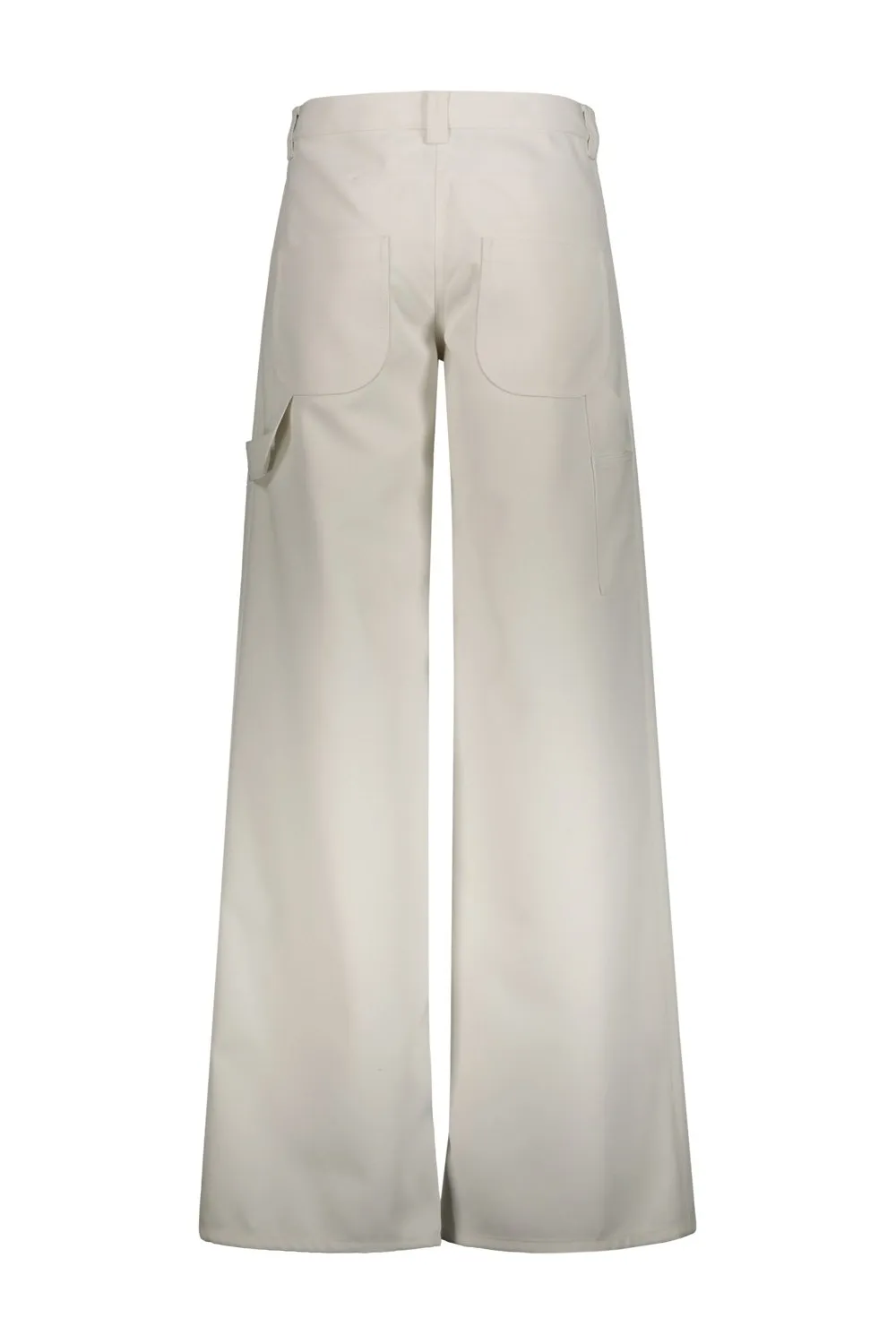 High-Waist Straight-Leg Flared Trousers