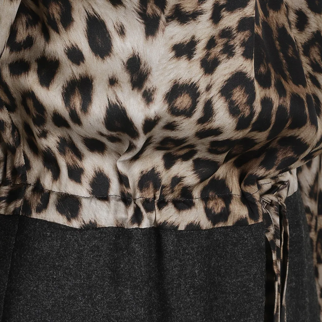 Correr Animal Print Dress