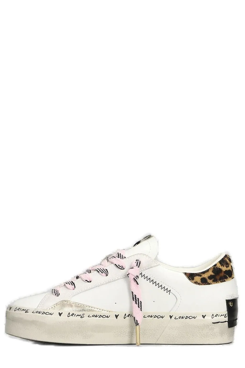 Distressed Low-Top Sneakers