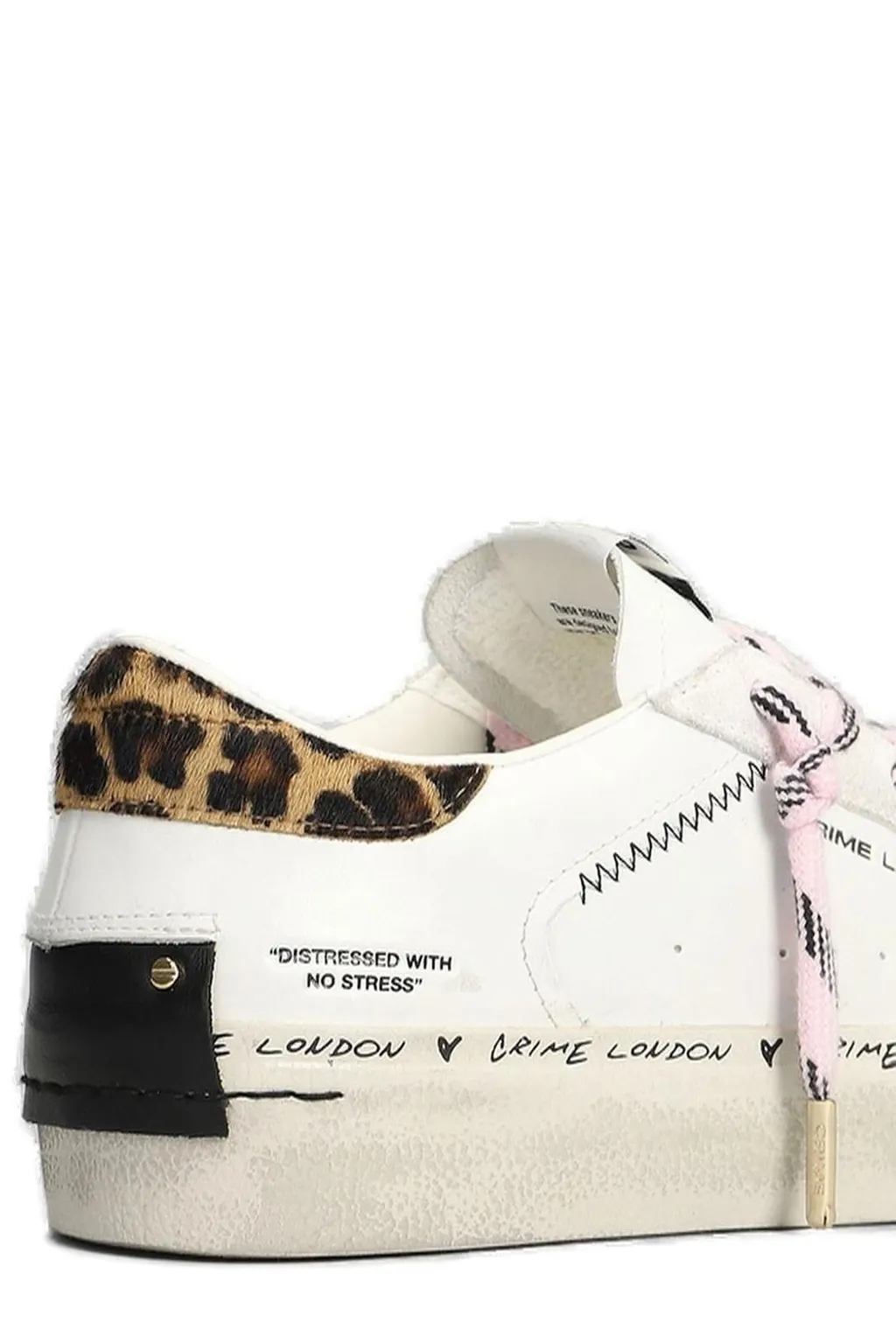 Distressed Low-Top Sneakers