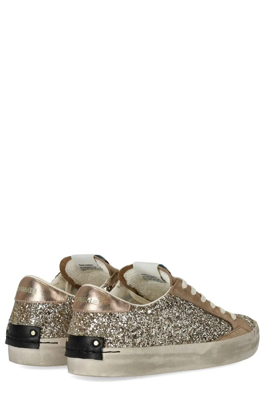 Embellished Distressed Sneakers