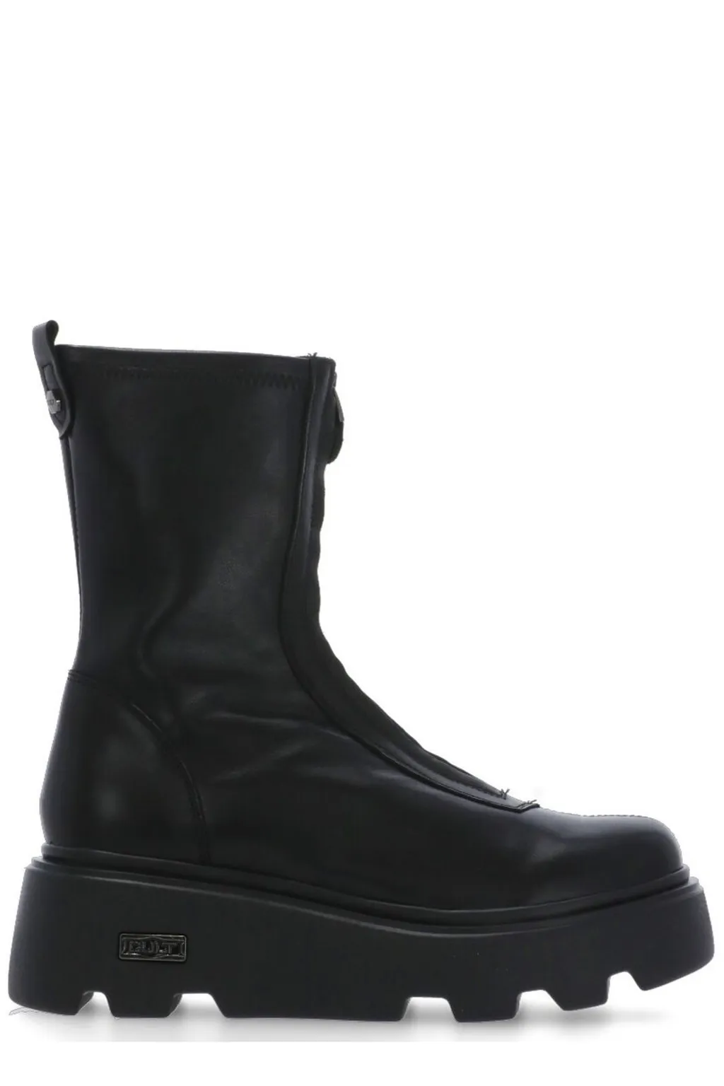 Front Zip Ankle Boots