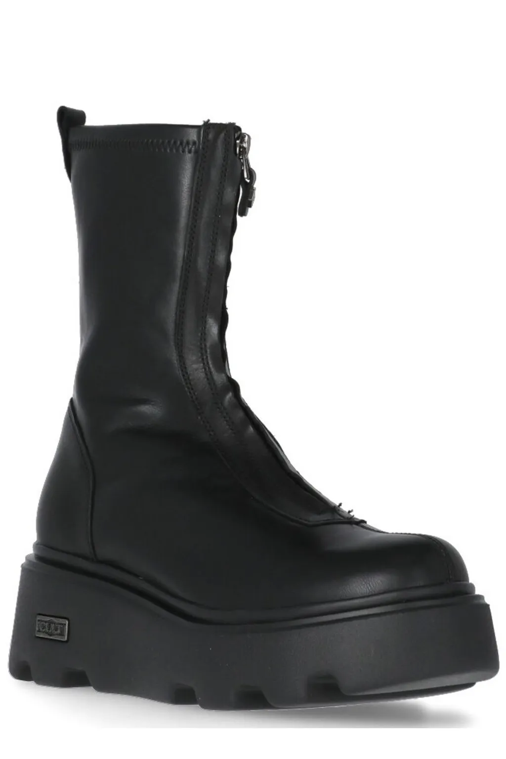 Front Zip Ankle Boots