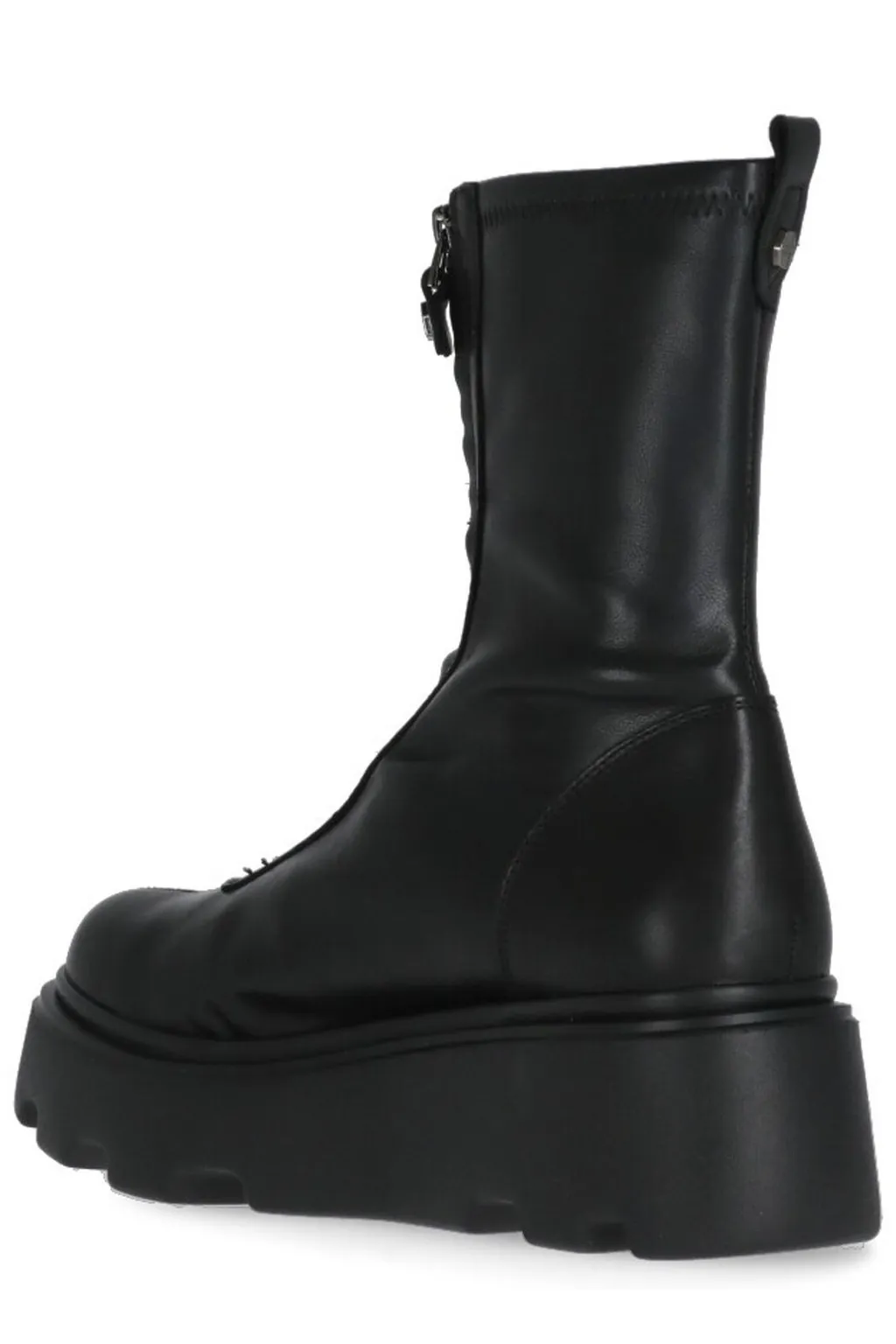 Front Zip Ankle Boots
