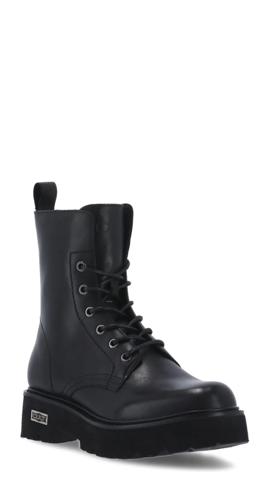 Logo Detailed Lace-Up Boots