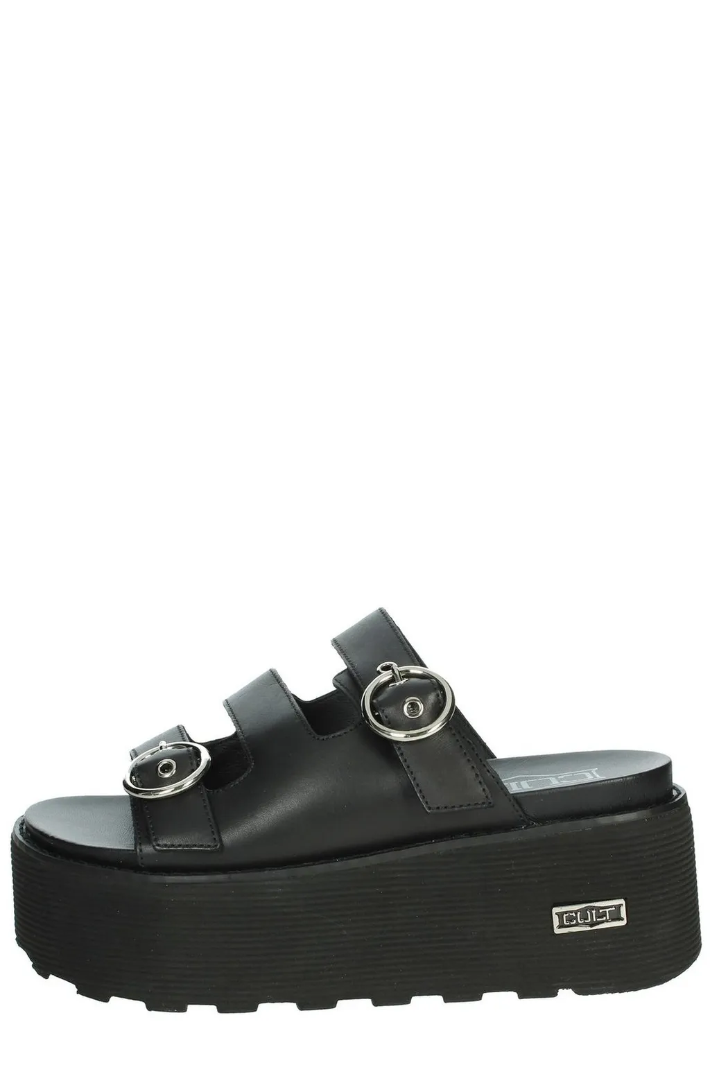 Buckle Detailed Platform Sandals