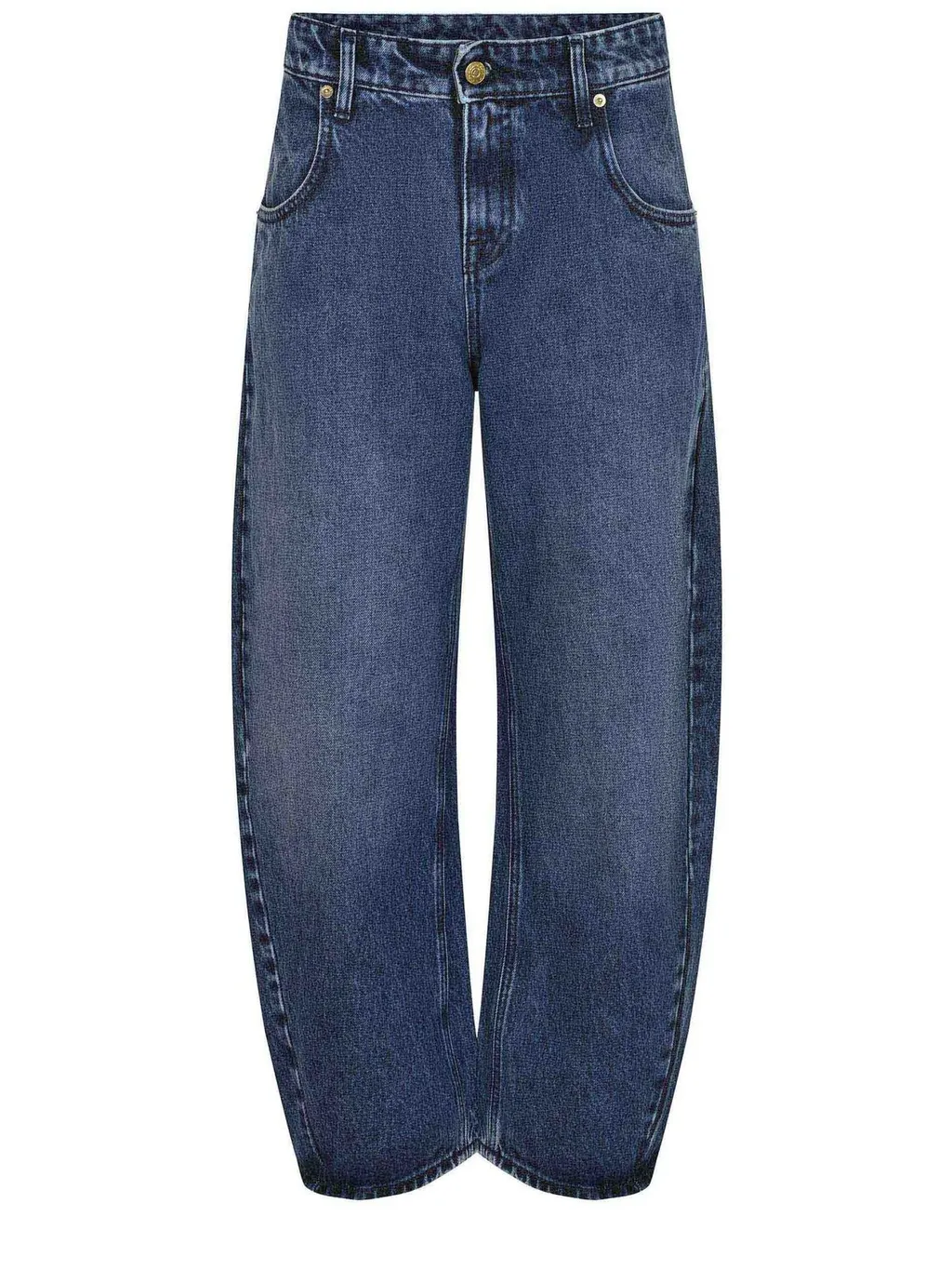 Cropped Wide-Leg Jeans