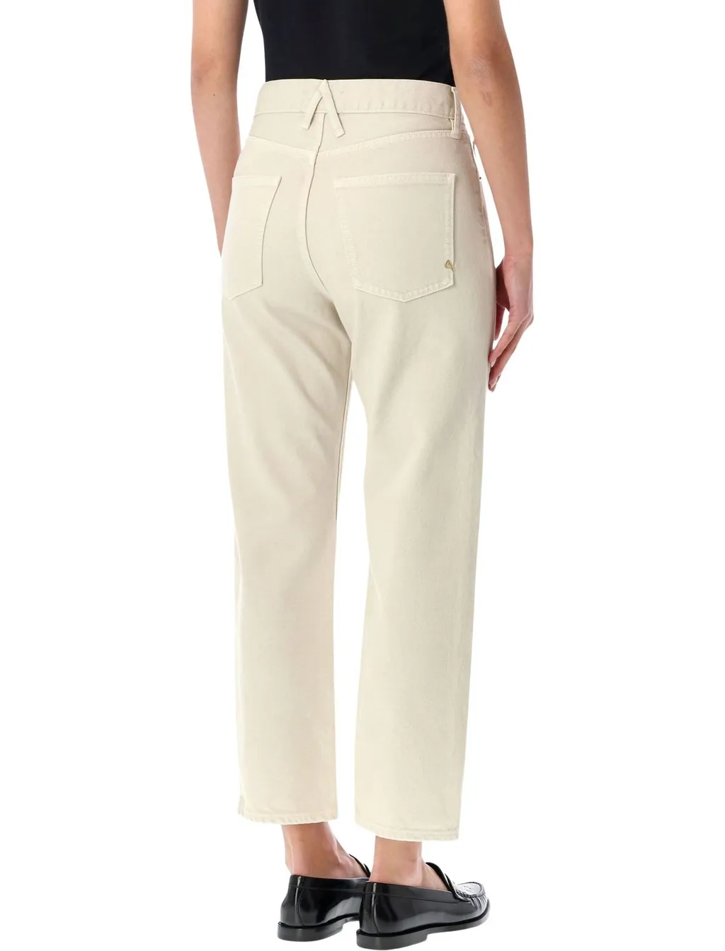 Bella Cropped Straight-Leg Jeans