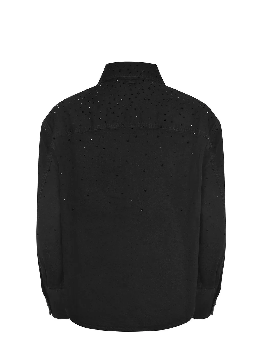 Rhinestone Button-Up Shirt