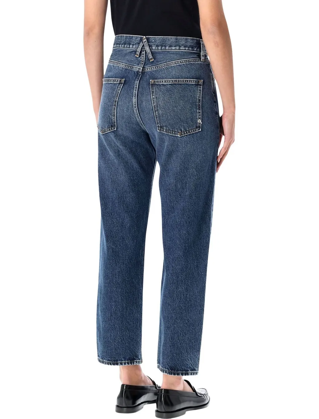 Bella Cropped Straight-Leg Jeans