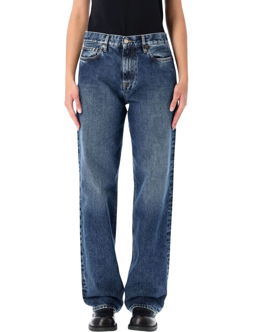 Mila Straight-Leg Jeans