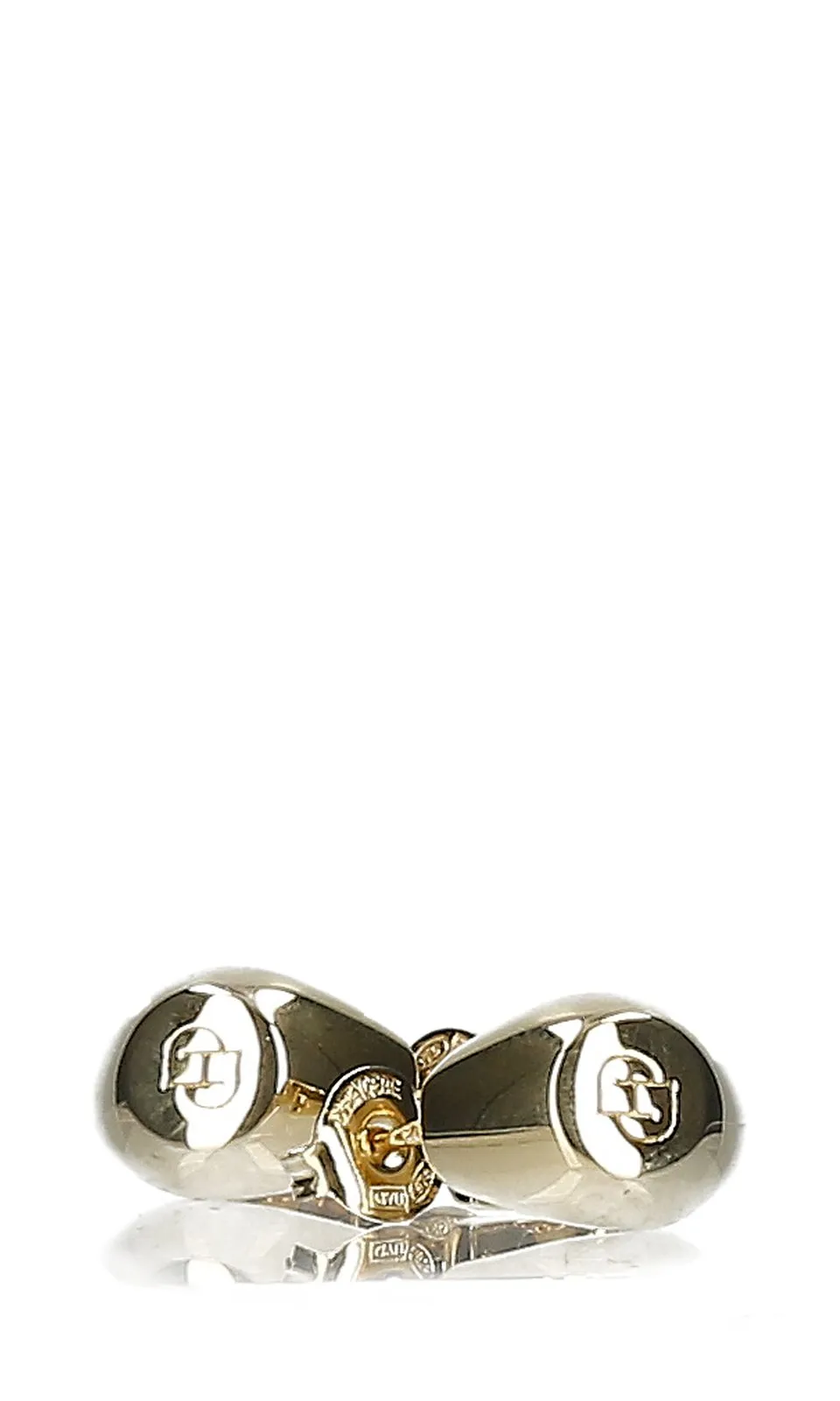 Small Monogram Hoop Earrings