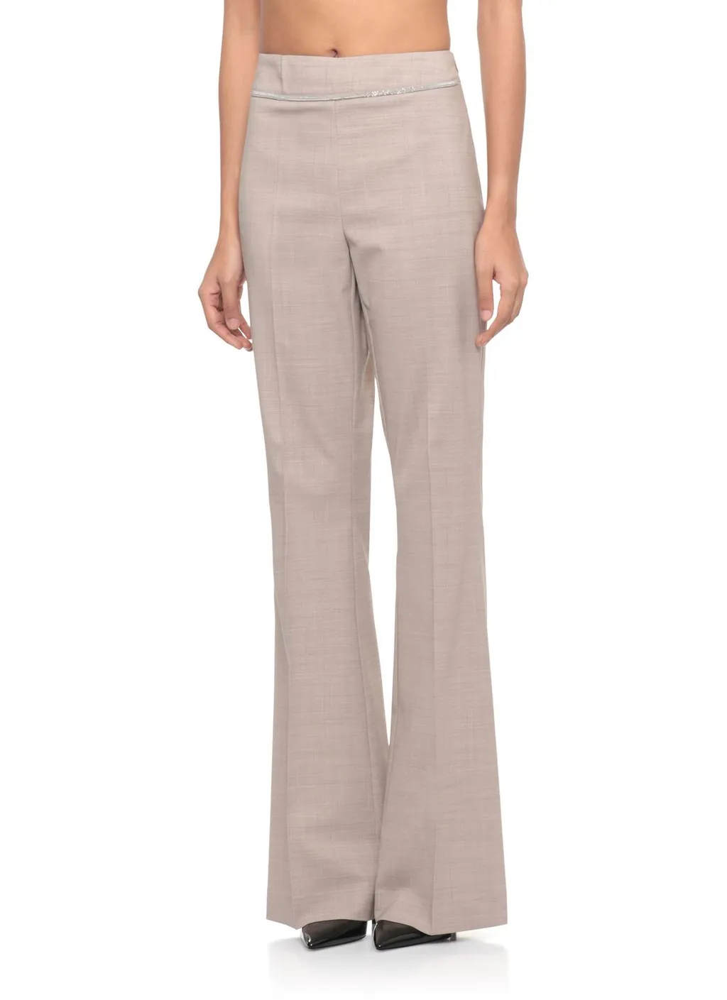 Side Zip Wool Pants