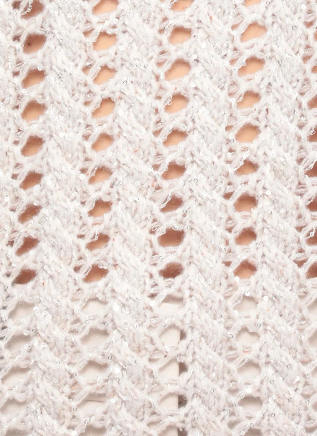 Perforated Knit Sweater