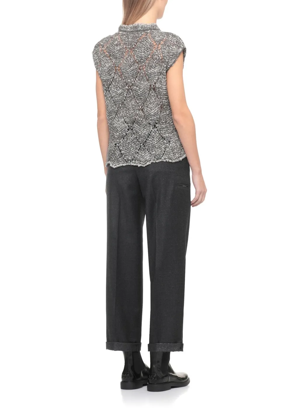 Perforated Lurex Knitwear