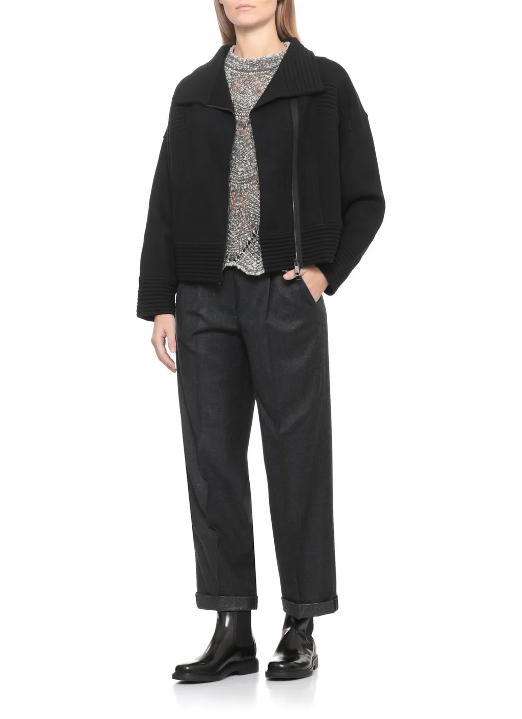Perforated Lurex Knitwear