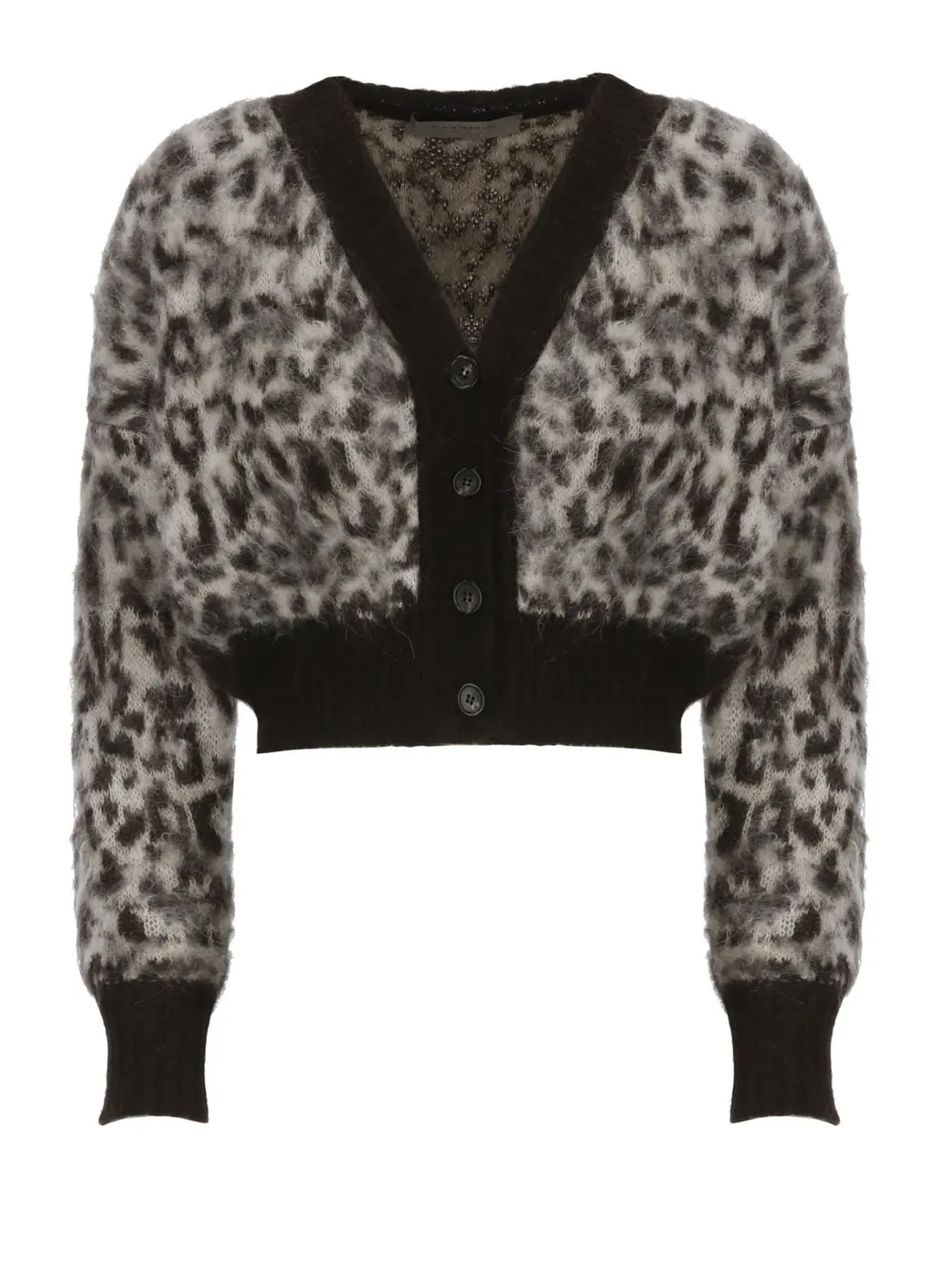 Leopard Knit Cardigan