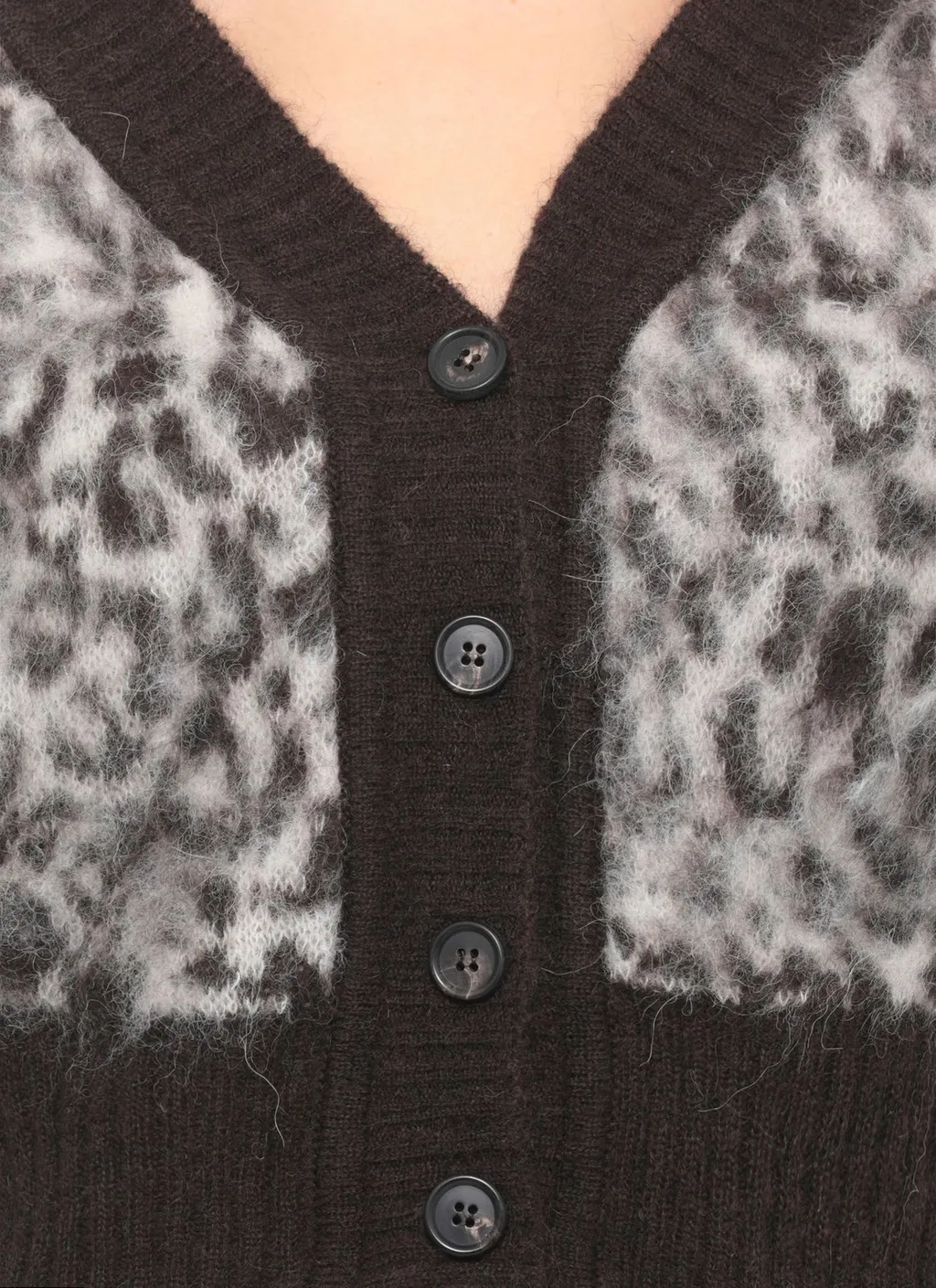 Leopard Knit Cardigan