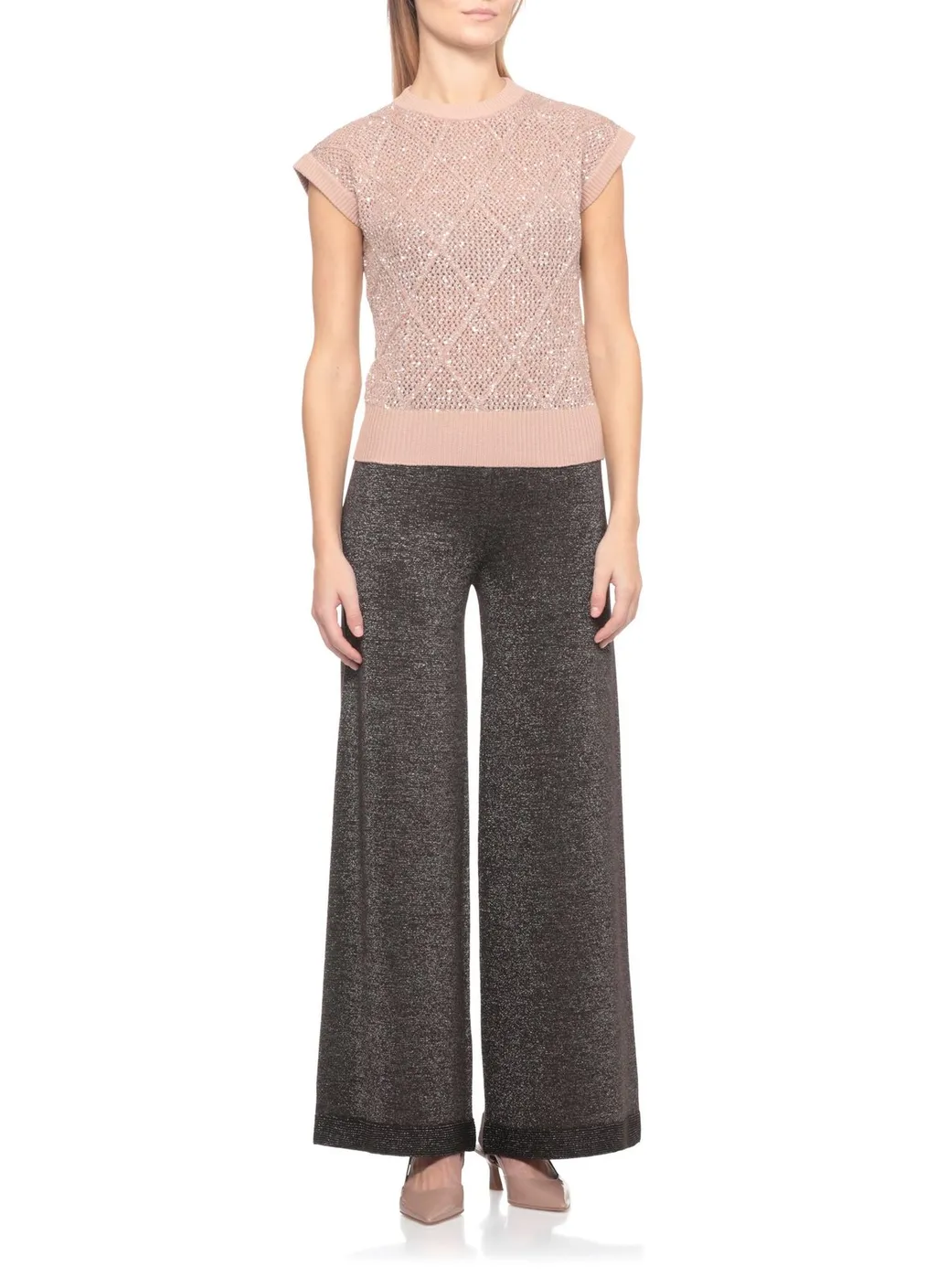 Paillette Knit Gilet