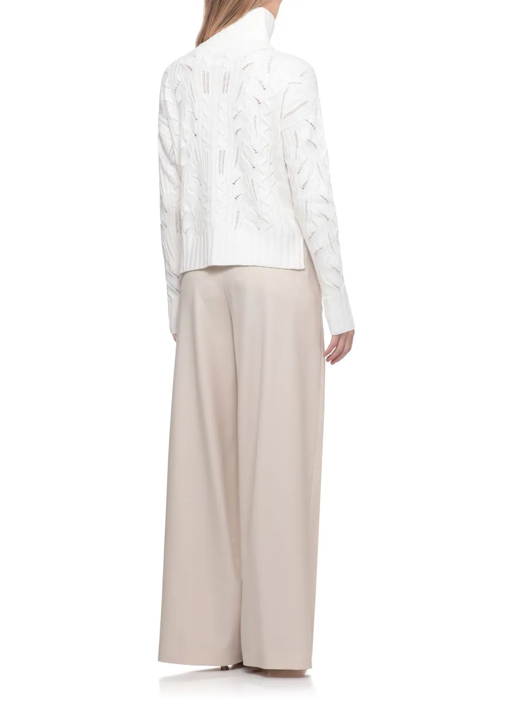 Woven High Neck Knitwear