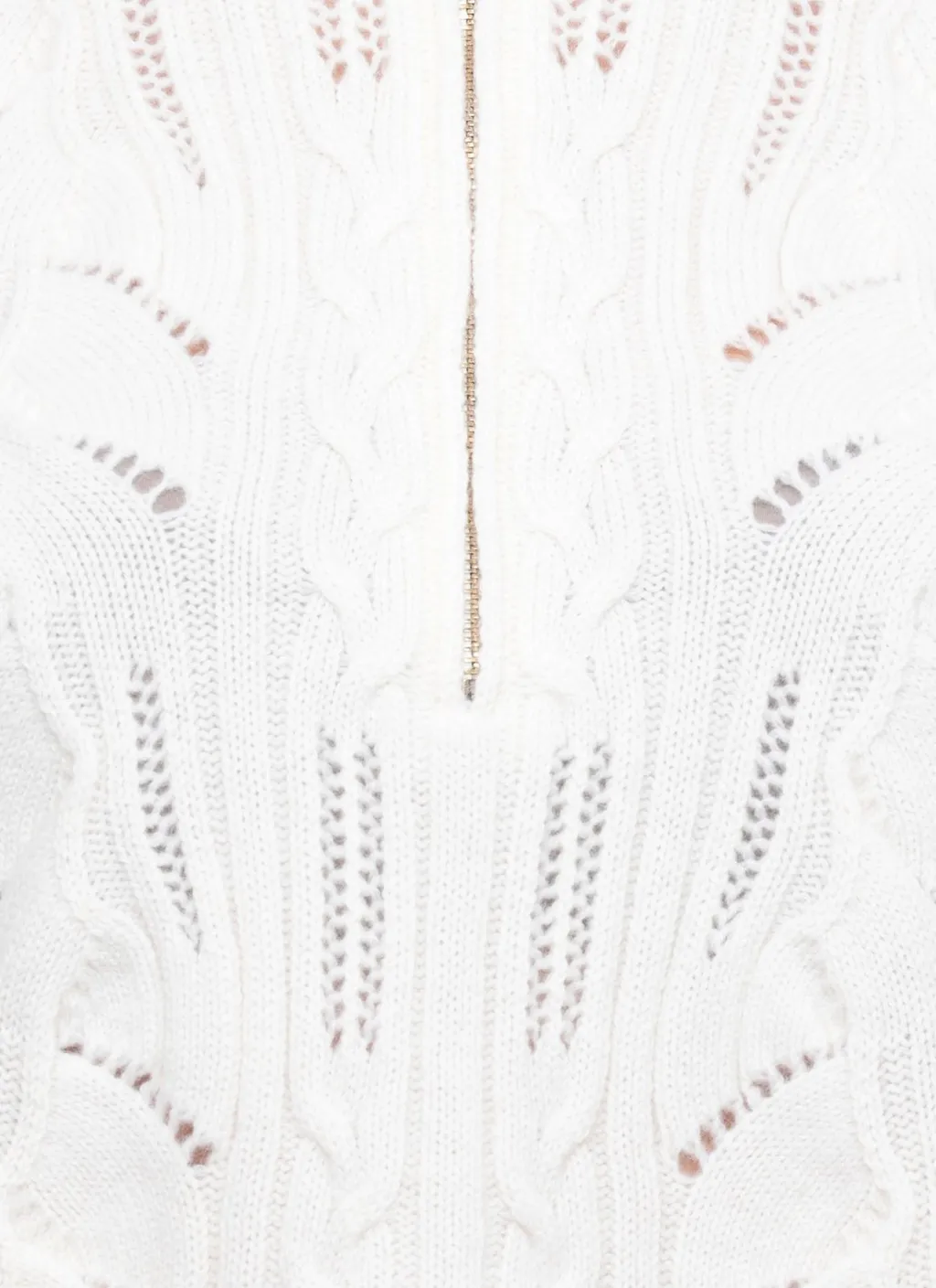 Woven High Neck Knitwear