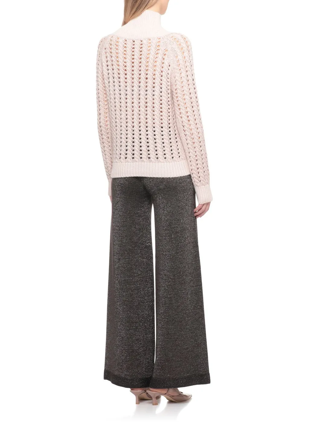 Sequined Perforated Knitwear