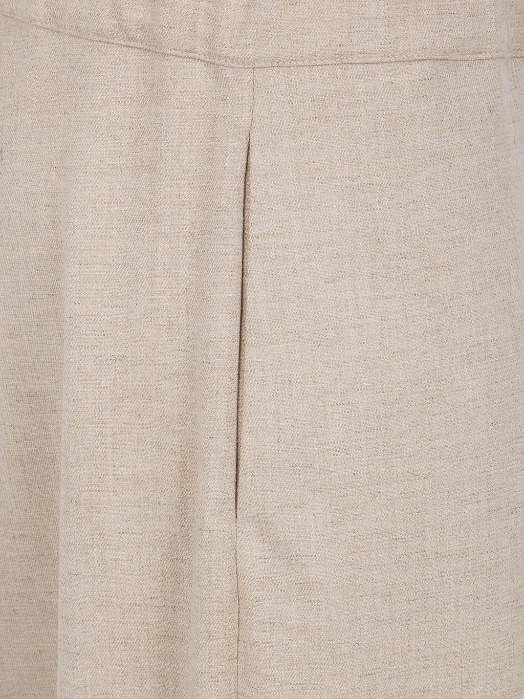 Flannel Wide-Leg Pants