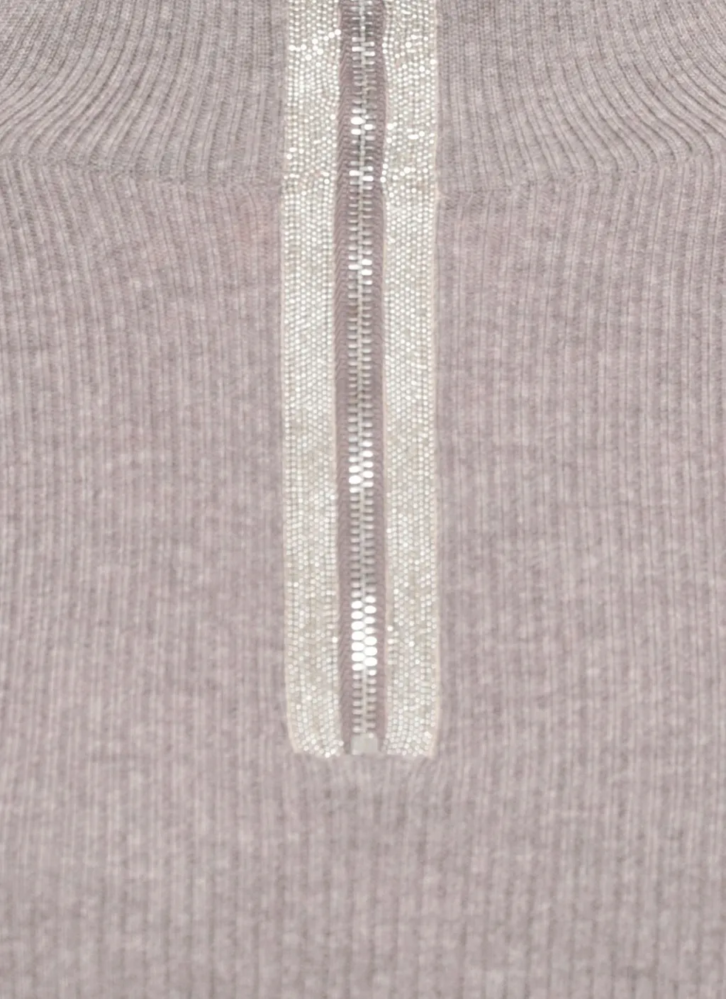Ribbed Zip Knitwear