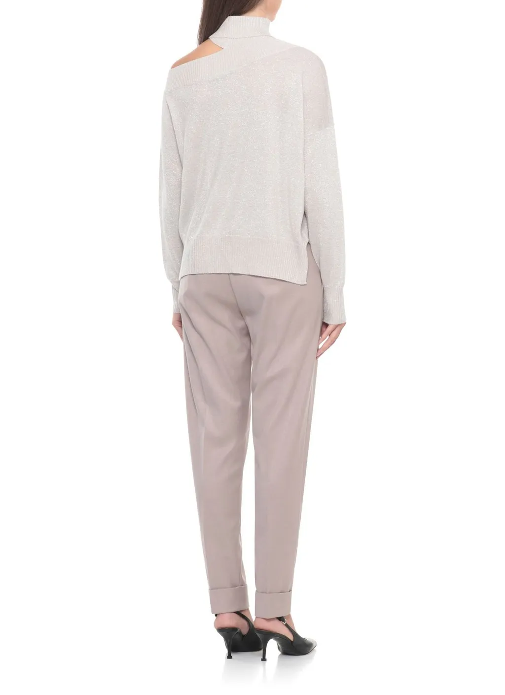 Lurex Cut-Out Knitwear