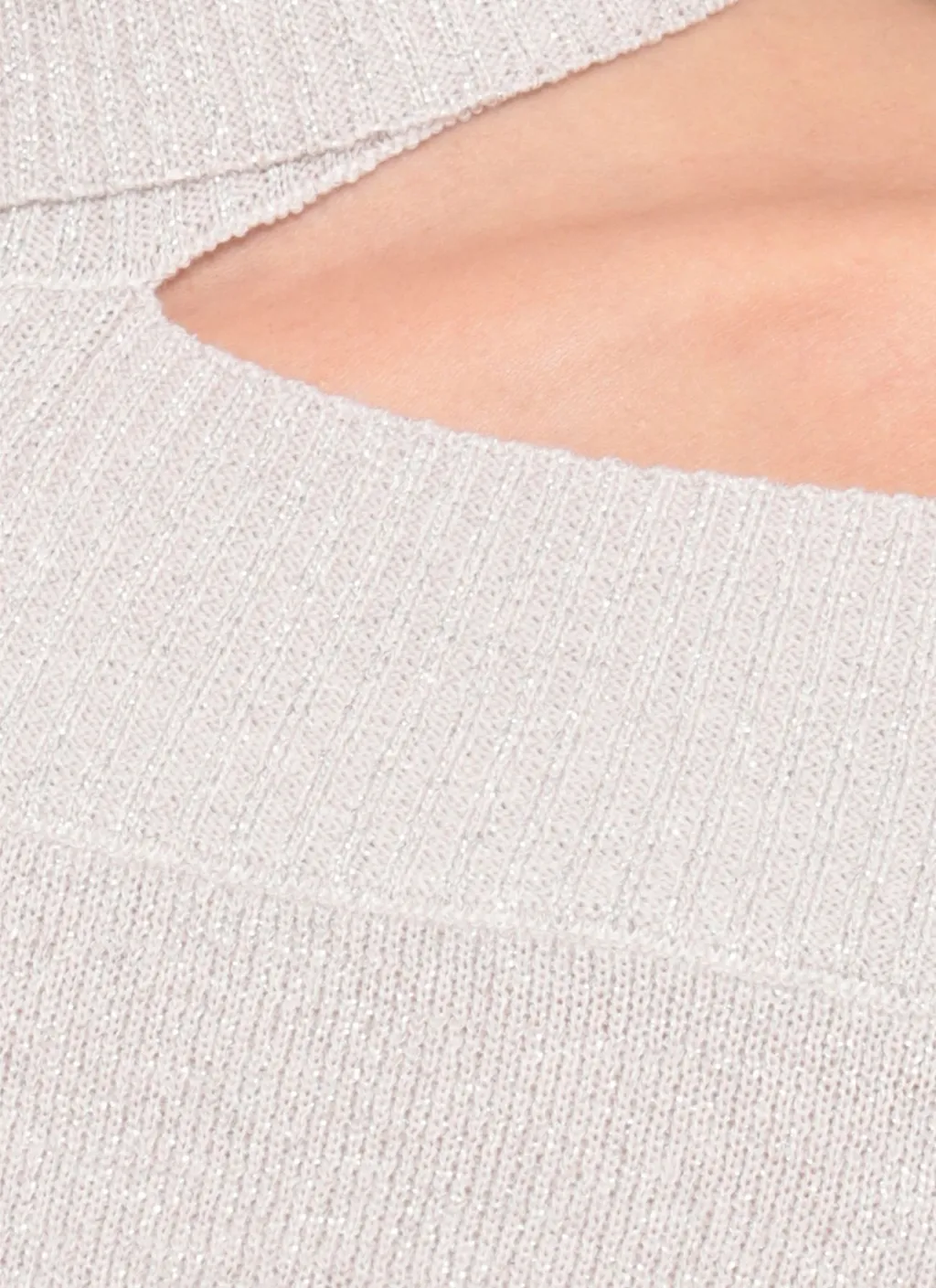 Lurex Cut-Out Knitwear