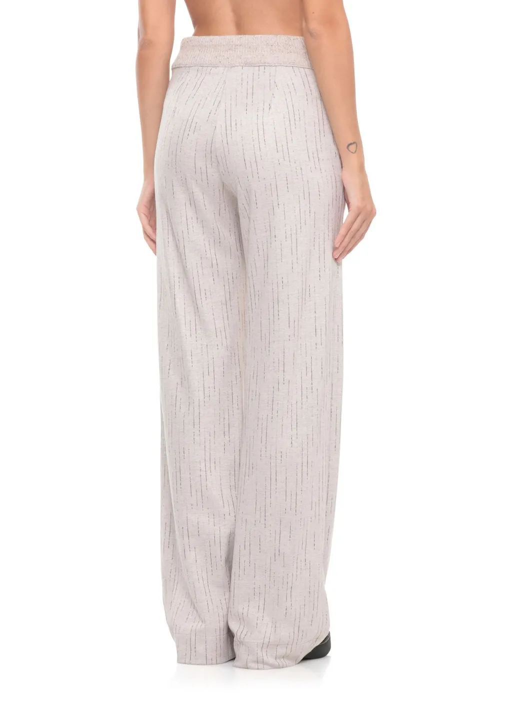 Striped Wool Blend Pants