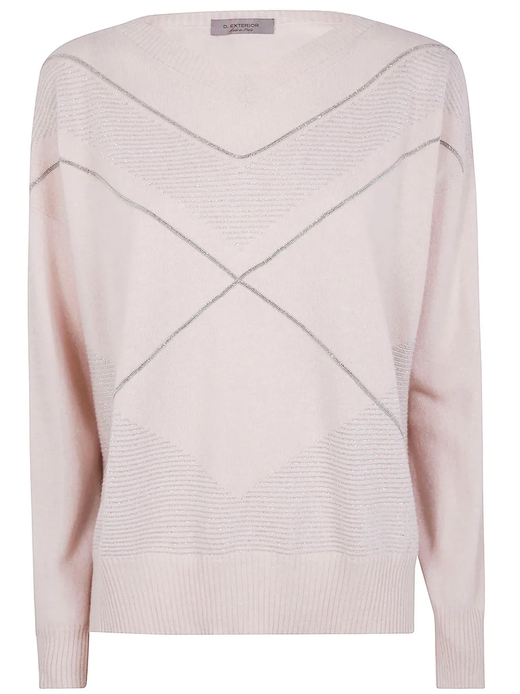 Intarsia V-Neck Sweater