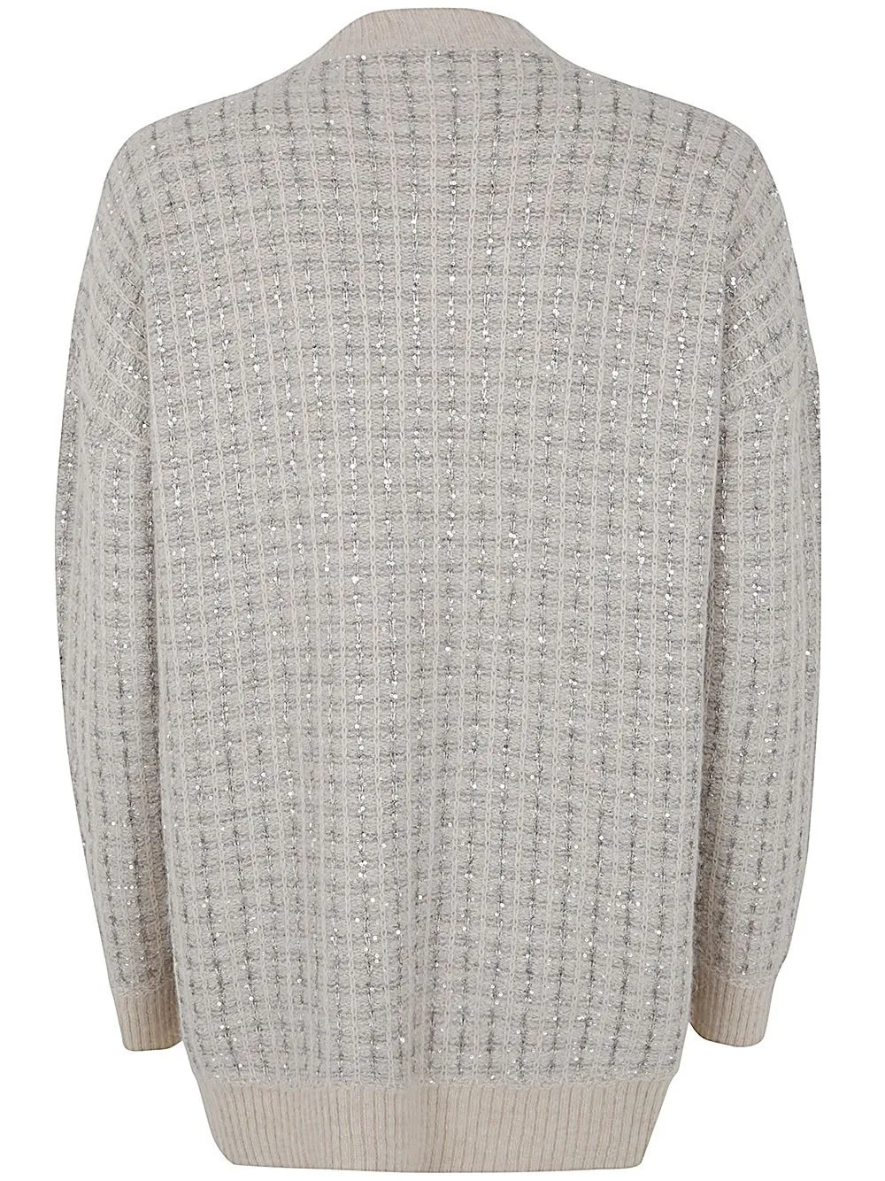 Check Crystal Cardigan
