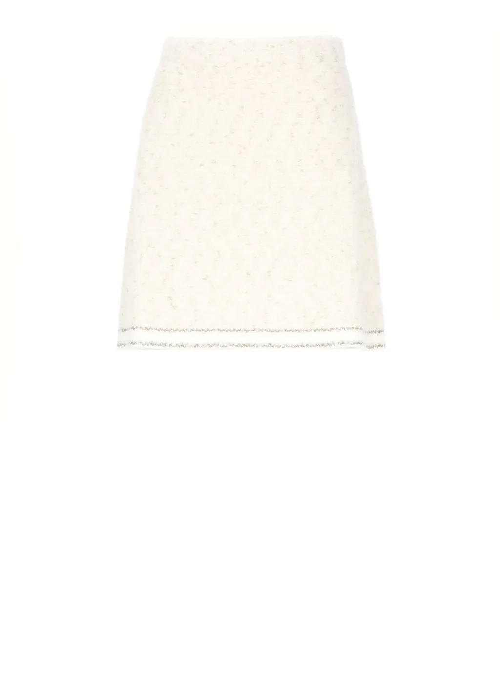 Sequined Wool Skirt